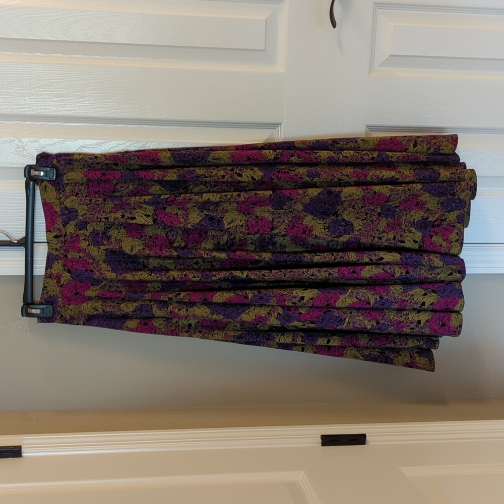 Custom made Floral lined maxi skirt
